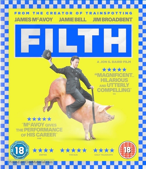 Filth - British Blu-Ray movie cover