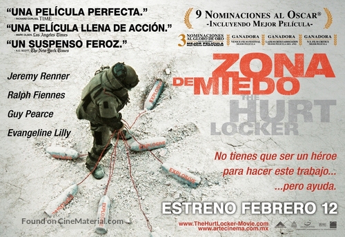 The Hurt Locker - Mexican Movie Poster