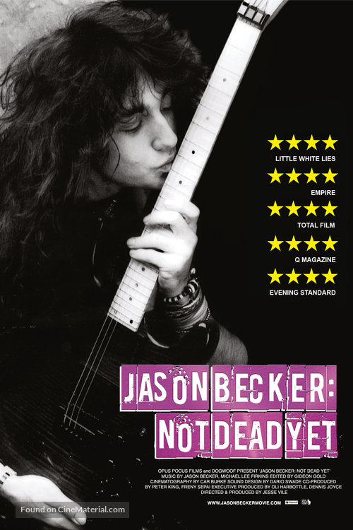 Jason Becker: Not Dead Yet - British Movie Poster