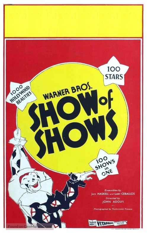 The Show of Shows - Movie Poster