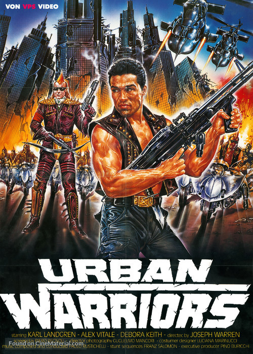 Urban Warriors - German Video release movie poster