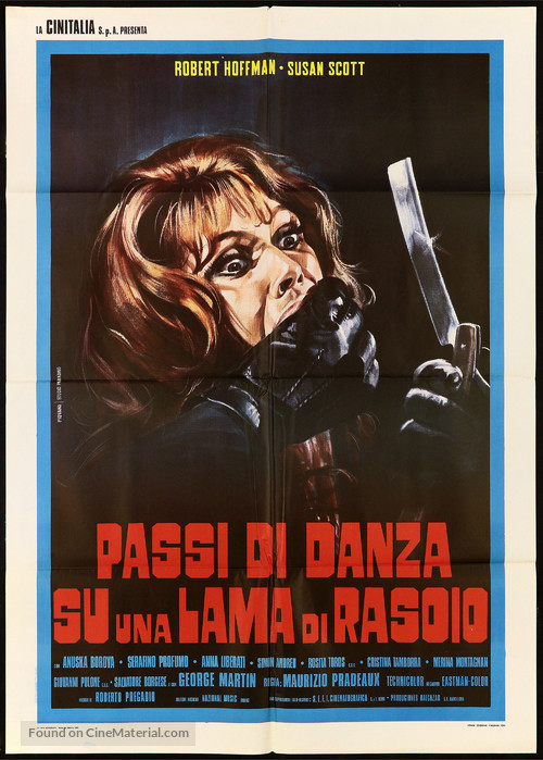 Passi di danza su una lama di rasoio - Italian Movie Poster