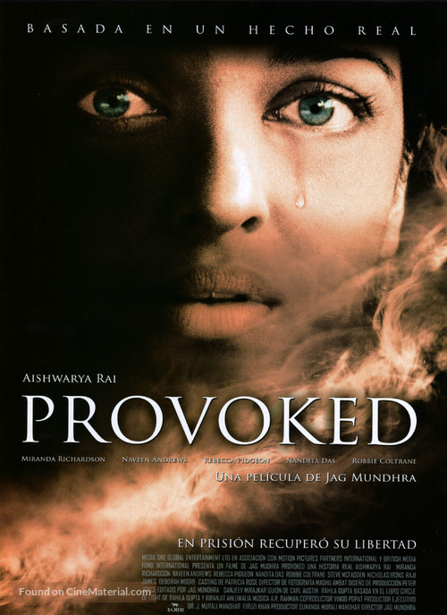 Provoked - Spanish Movie Poster