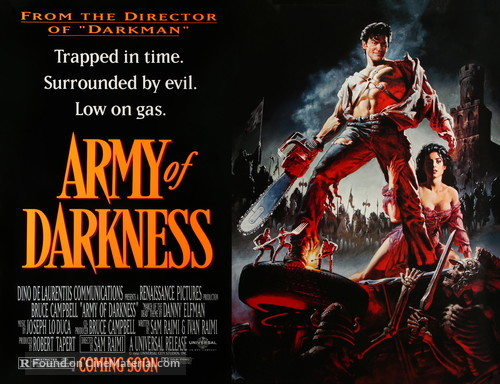 Army of Darkness - British Movie Poster