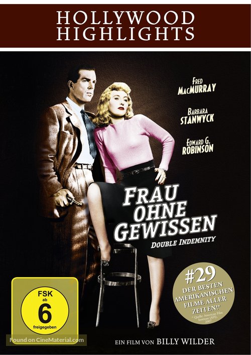 Double Indemnity - German Movie Cover