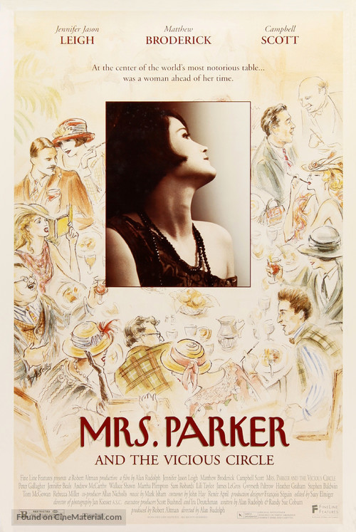 Mrs. Parker and the Vicious Circle - Movie Poster