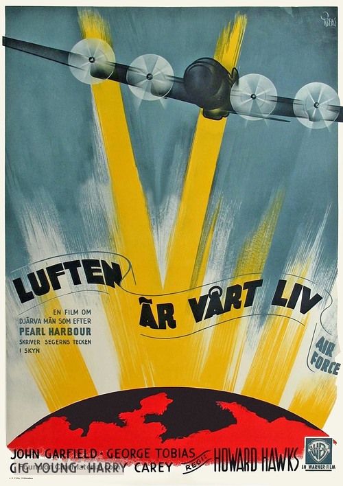 Air Force - Swedish Movie Poster