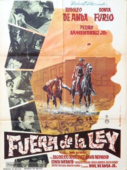 Fuera de la ley - Mexican Movie Poster