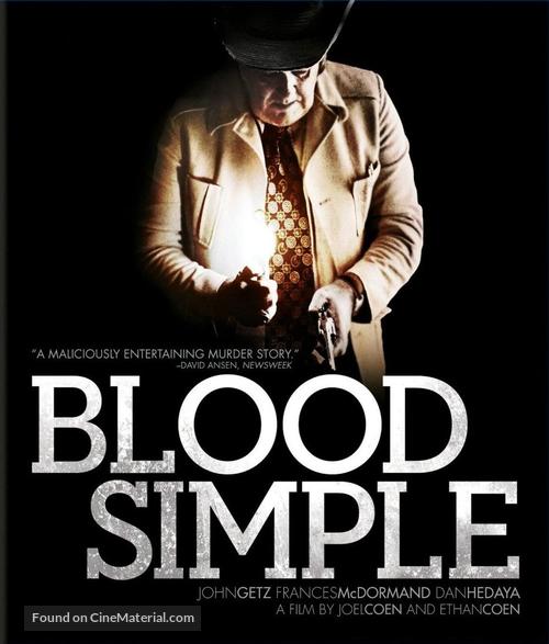 Blood Simple - Blu-Ray movie cover