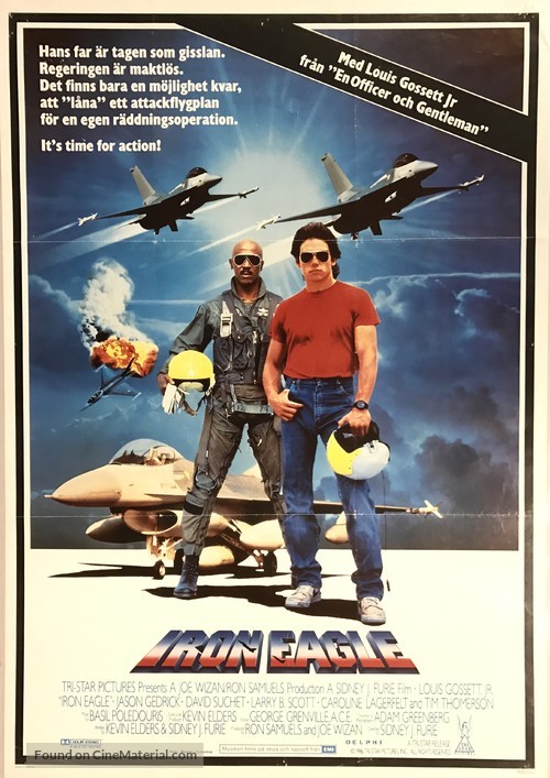 Iron Eagle - Swedish Movie Poster