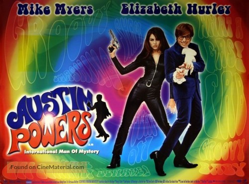 Austin Powers: International Man of Mystery - British Movie Poster