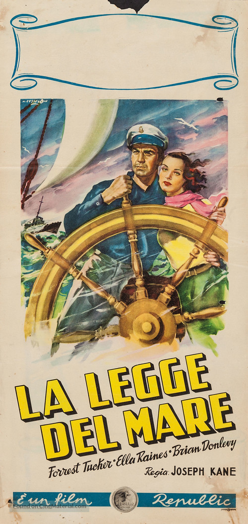 Fighting Coast Guard - Italian Movie Poster