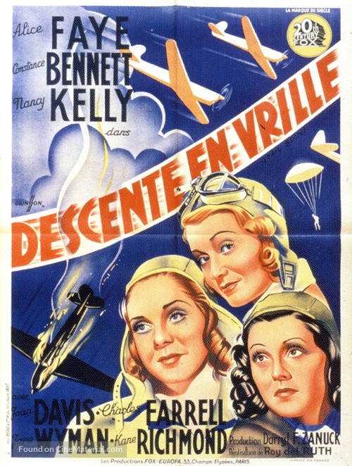 Tail Spin - French Movie Poster