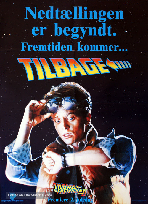 Back to the Future Part II - Danish Movie Poster