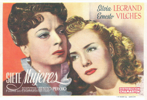 Siete mujeres - Spanish Movie Poster