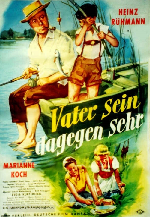 Vater sein dagegen sehr - German Movie Poster