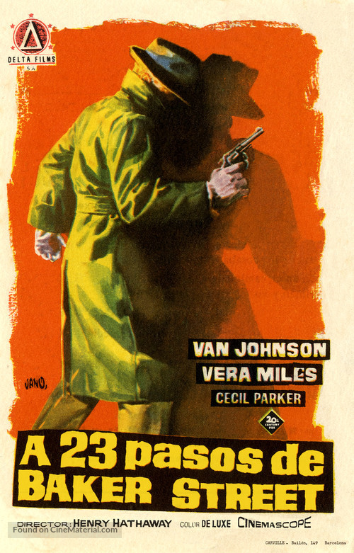 23 Paces to Baker Street - Spanish Movie Poster