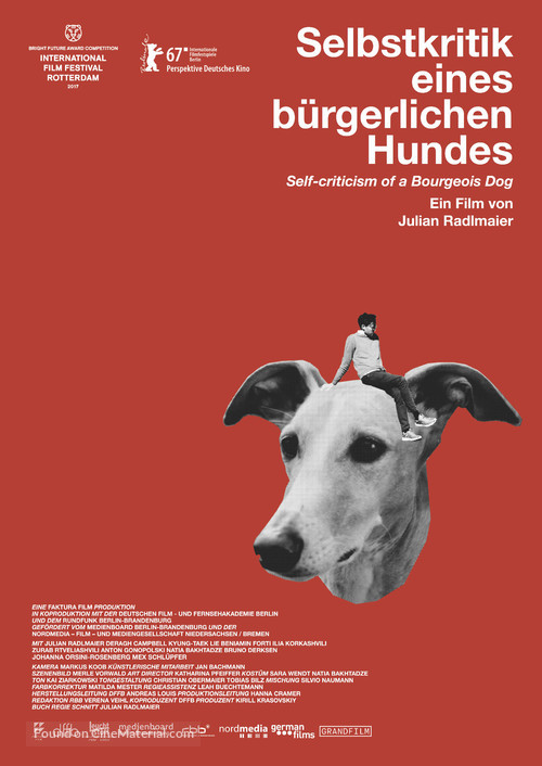 Selbstkritik eines buergerlichen Hundes - German Movie Poster