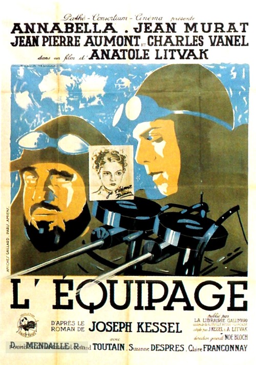 L&#039;&eacute;quipage - French Movie Poster