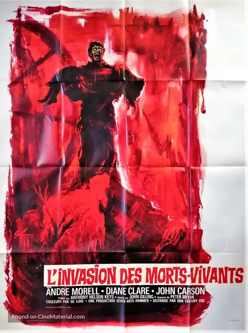 The Plague of the Zombies - French Movie Poster