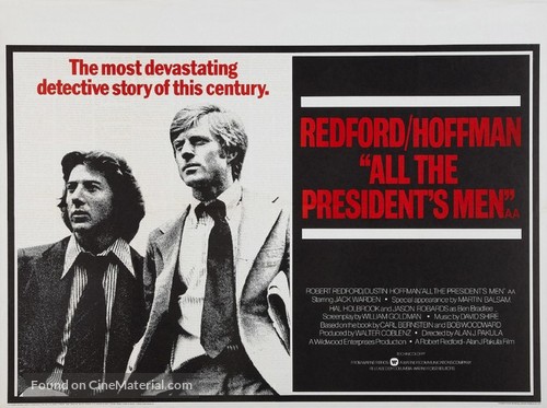 All the President&#039;s Men - British Movie Poster