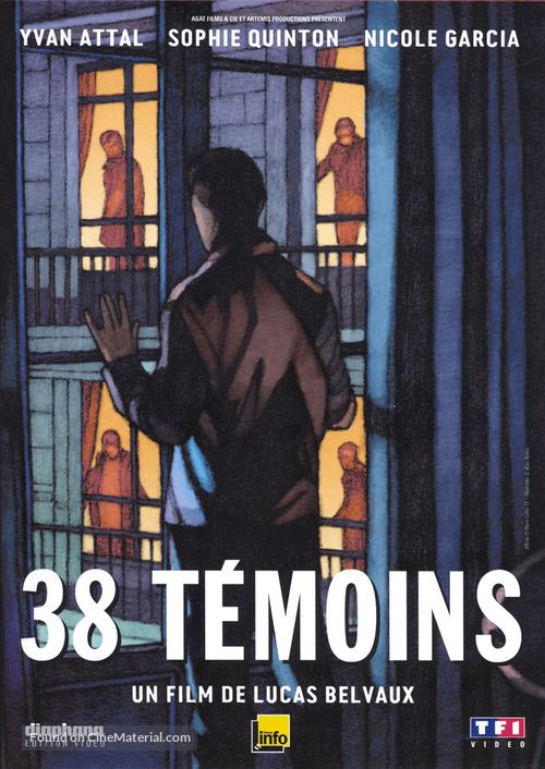 38 t&eacute;moins - French DVD movie cover