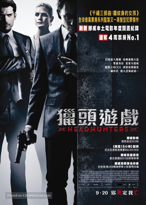 Hodejegerne - Hong Kong Movie Poster