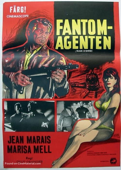 Train d&#039;enfer - Swedish Movie Poster