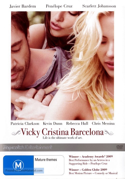 Vicky Cristina Barcelona - Australian DVD movie cover