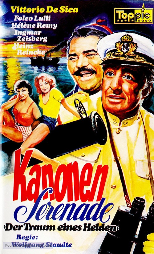 Pezzo, capopezzo e capitano - German VHS movie cover