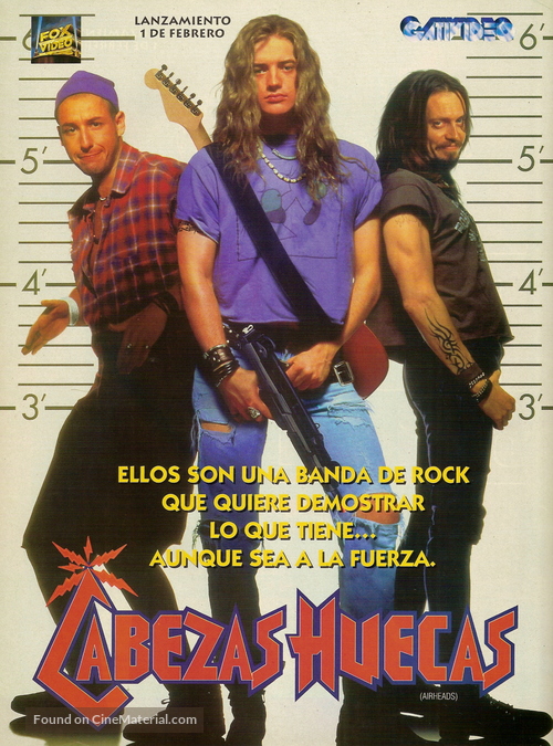 Airheads - Argentinian VHS movie cover