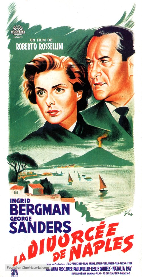 Viaggio in Italia - French Movie Poster