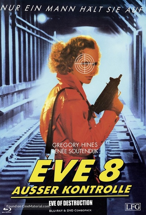 Eve of Destruction 1991 German blu ray movie cover