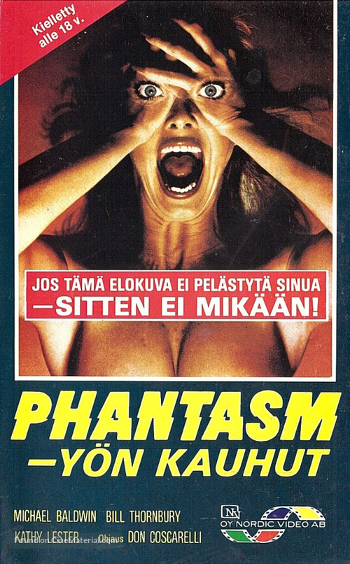 Phantasm - Finnish VHS movie cover