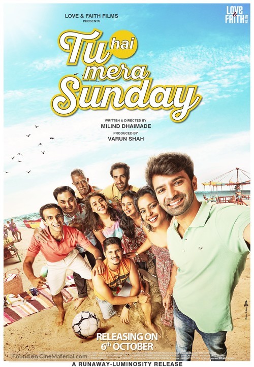 Tu Hai Mera Sunday - Indian Movie Poster