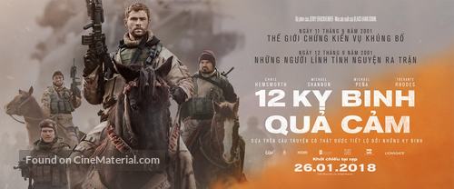 12 Strong - Vietnamese poster