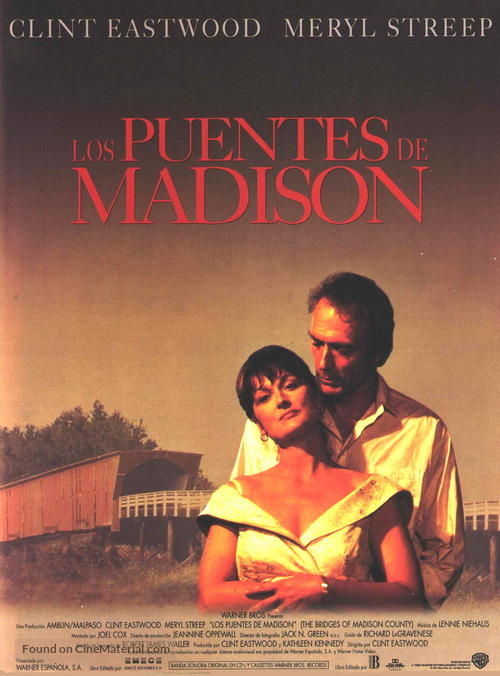 The Bridges Of Madison County - Spanish Movie Poster