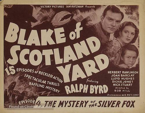 Blake of Scotland Yard - Movie Poster