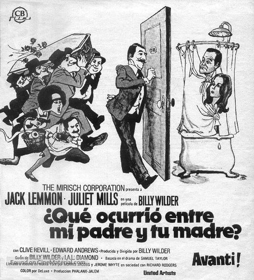 Avanti! - Spanish Movie Poster