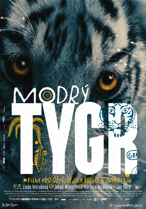 Modr&yacute; tygr - Czech Movie Poster