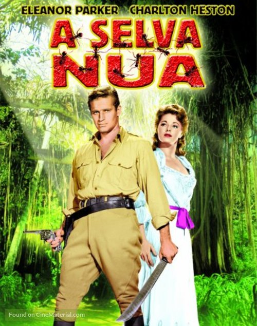 The Naked Jungle - Brazilian DVD movie cover