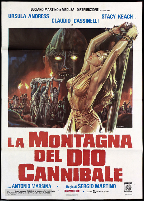 La montagna del dio cannibale - Italian Movie Poster