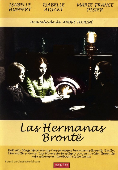 Les soeurs Bront&euml; - Spanish DVD movie cover