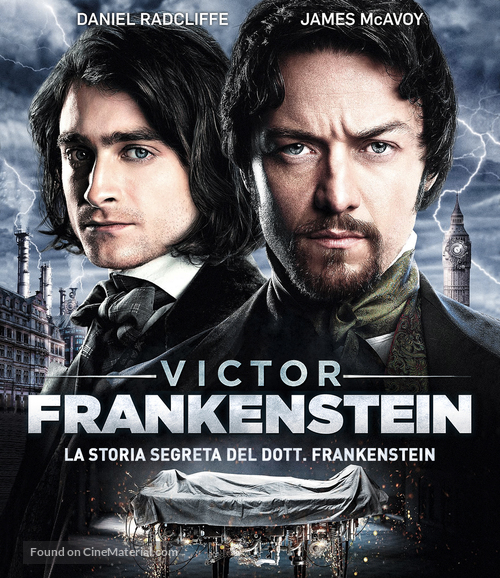Victor Frankenstein - Italian Movie Cover