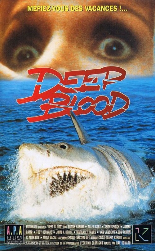 Sangue negli abissi - French VHS movie cover