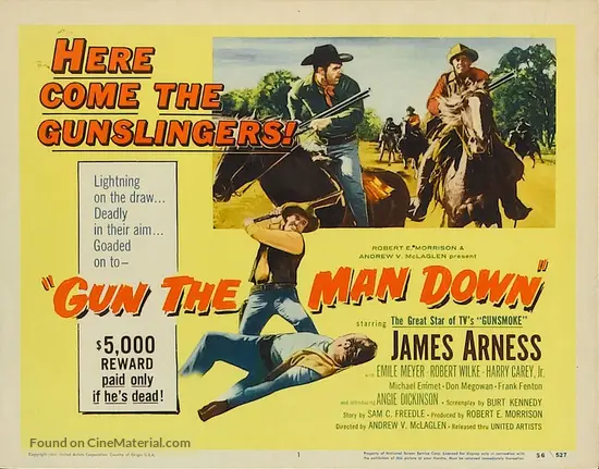 Gun the Man Down (1956) movie poster