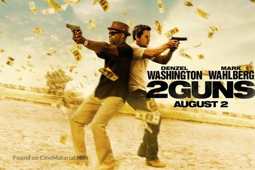 2 Guns - British Movie Poster