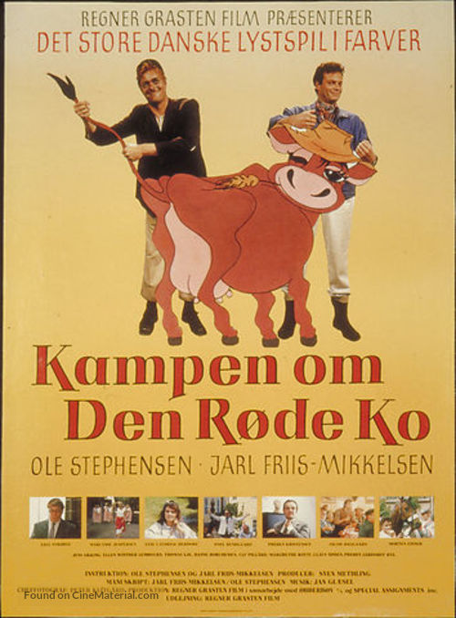 Kampen om den r&oslash;de ko - Danish Movie Poster