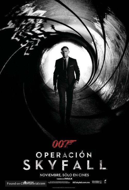 Skyfall - Mexican Movie Poster