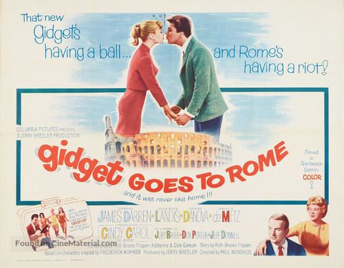 Gidget Goes to Rome - Movie Poster